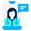 Free Visitas Por Video Medicos En Linea Medicina Con Inteligencia Artificial Icono