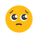 Free Pleading Face Emotion Emoticon Icon