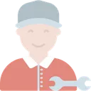 Free Plumber Repairman Plumbing Icon