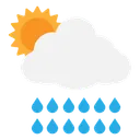 Free Ensoleille Soleil Temperature Icône