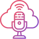 Free Podcast Cloud Signal Icon