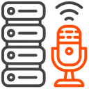 Free Podcast Microphone Storage Icon