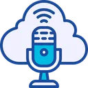 Free Podcast Cloud Signal Icon