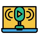 Free Podcast Audio Device Radio Recorder Icon