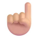 Free Pointing Up Color Icon
