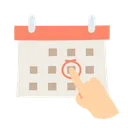 Free Pointing Date  Icon