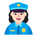 Free 警察、警官、アパート アイコン