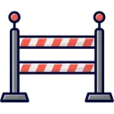 Free Police Barriers Barricade Barrier Icon