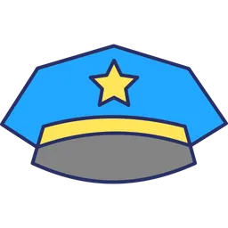 Free Police Cap  Icon