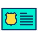 Free Police Card  Icon
