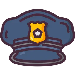 Free Police Hat  Icon