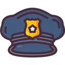 Free Police Hat Policemen Security Guard Icon