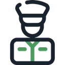 Free Police Colored Outline Icon Icon