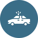 Free Police Van Vehicle Icon