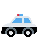Free Police Car Patroling Icon