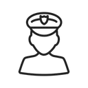 Free Police Security Law Icon