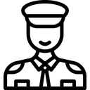 Free Police Man Verified Shield Icon