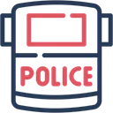 Free Police Shield Riot Protection Icône