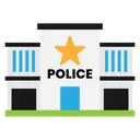 Free Building Police Station Icon