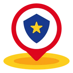Free Police station location  Icon