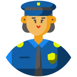 Free Police Woman  Icon