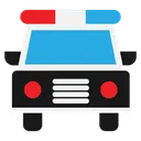 Free Auto Fahrzeug Polizei Icon