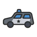 Free Polizeiauto  Symbol