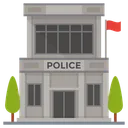 Free Polizeistation Architektur Stadtgebaude Symbol