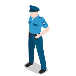 Free Polizist  Symbol