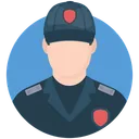 Free Polizist  Symbol