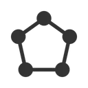 Free Polygon Shape Design Icon
