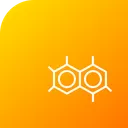 Free Polymer Science Hexagon Icon