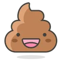 Free Pooper Face Smiley Icon