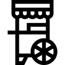 Free Popcorncart Announcement Balloon Icon