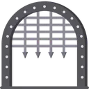 Free Porta Medievale Difesa Porta Di Sicurezza Icon