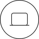 Free Portatil Pantalla Monitor Icono