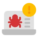Free Portatil Virus Advertencia Icono