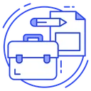Free Portfolio Designer Bag Suitcase Icon