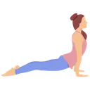 Free Pose Du Cobra Bhujangasana Yoga Icon