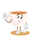 Free Pose de despedida de la taza  Icono