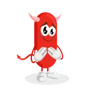 Free Pose de diablo avergonzado  Icono