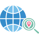 Free Posizionamento Geografico Di Un Utente Servizio Di Localizzazione Internet Localizzazione Dellutente Icon