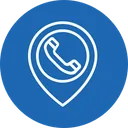 Free Luogo Posizione Telefono Icon