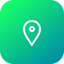 Free Posizione Luogo Mappa Icon