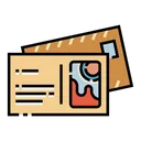 Free Post Card  Icon