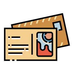 Free Post Card  Icon