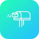 Free Post Curier Mail Icon