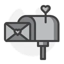 Free Post Love Letter  Icon