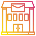 Free Post Office Mail Building Icon