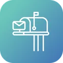 Free Postbox Letter Box Icon